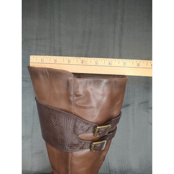 Corkeys Wyatt Tennley Buckle Boot Riding Boot Brown Size 8 - Picture 8 of 16